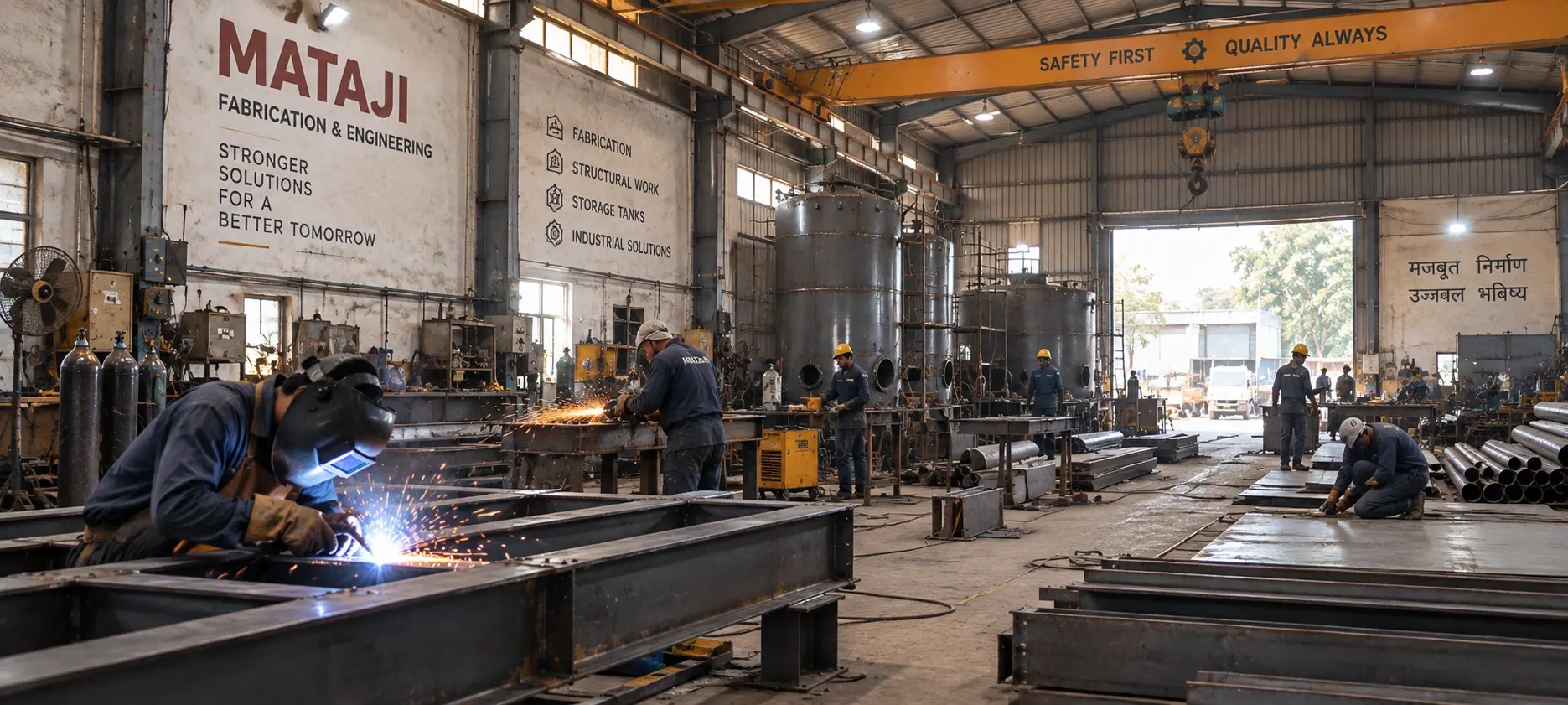 Mataji Fabrication & Engineering industrial fabrication